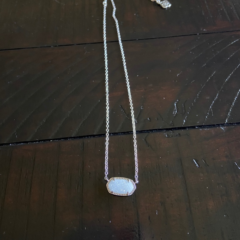 Kendra Scott Elisa Iridescent Drusy Necklace